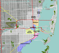 Carte simple Miami
