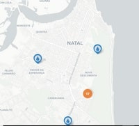 Carte de Natal avec les fontaines d'eau potable