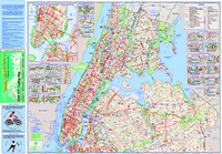 Carte des pistes cyclables de New York City