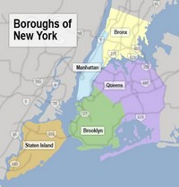 Les arrondissements de New York
