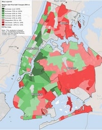 carte prix immobilier New York