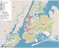 carte prix immobilier New York