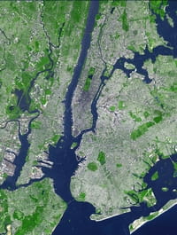 Photo satellite New York