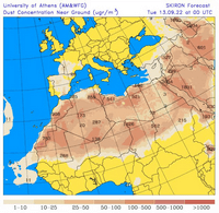 carte nuage poussière désert 2022