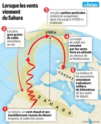 formation déplacement nuage sable Sahara