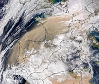 image photo satellite nuage sable