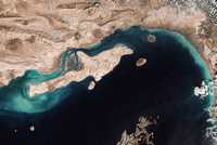 Grande photo satellite détroit Ormuz