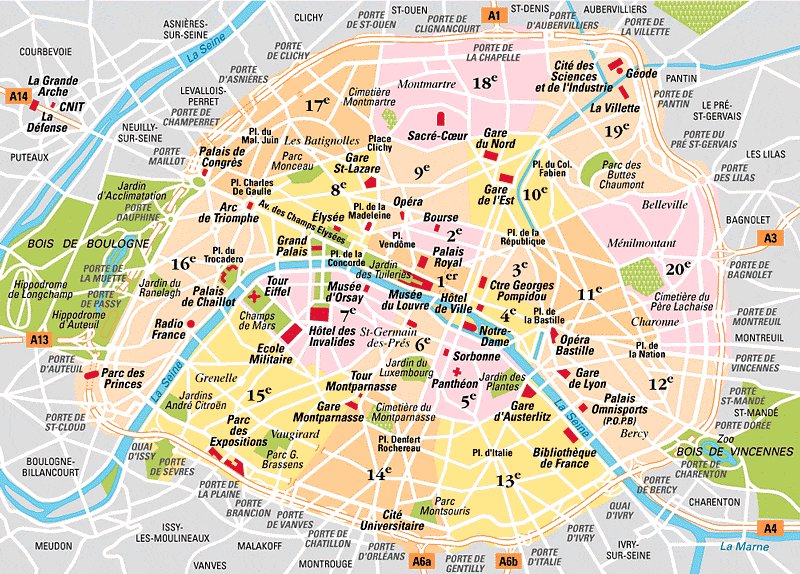 Carte De Paris Capitale Fran aise Carte De Paris Capitale Fran aise