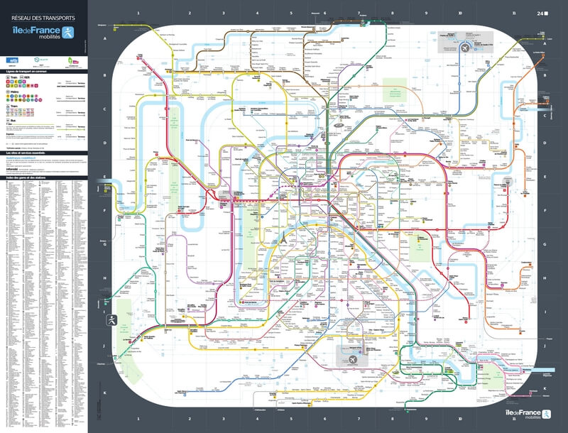 Grand plan transport Paris Île de France