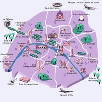 carte monuments historiques de Paris