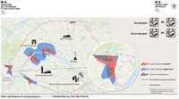 Carte périmètre JO Roland Garros Parc des Princes