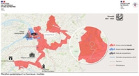 Carte périmètre marathon paralympique La Courneuve