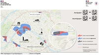 Carte périmètre JO Arena la Chapelle