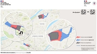 Carte périmètre Jeux Olympiques Paris département Hauts-de-Seine