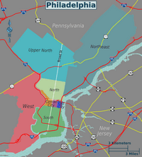 Carte Philadelphie