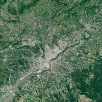 Image satellite Philadelphie