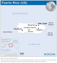 Carte Porto Rico simple