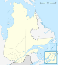 Carte vierge Québec