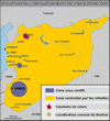 Carte de la situation sur la Révolution en Syrie le 29/07/2012