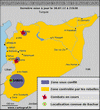 Carte de la situation sur la Révolution en Syrie le 30/07/2012