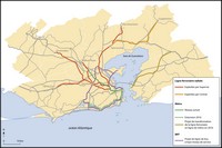 carte Rio de Janeiro transport ferroviaire métro extension 2016