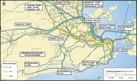 carte Rio de Janeiro transports bus trains métro nombre passagers