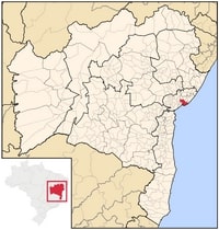 carte Salvador de Bahia Brésil