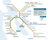Métro nuit San Francisco