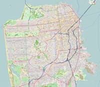 Carte San Francisco