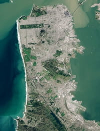 Photo satellite San Francisco