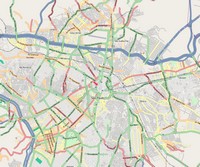 Carte de Sao Paulo avec le nom des grandes rues.