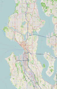 Grande carte Seattle