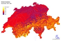 carte ensoleillement Suisse