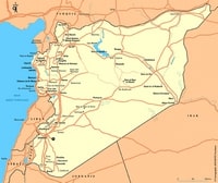 Carte Syrie villes