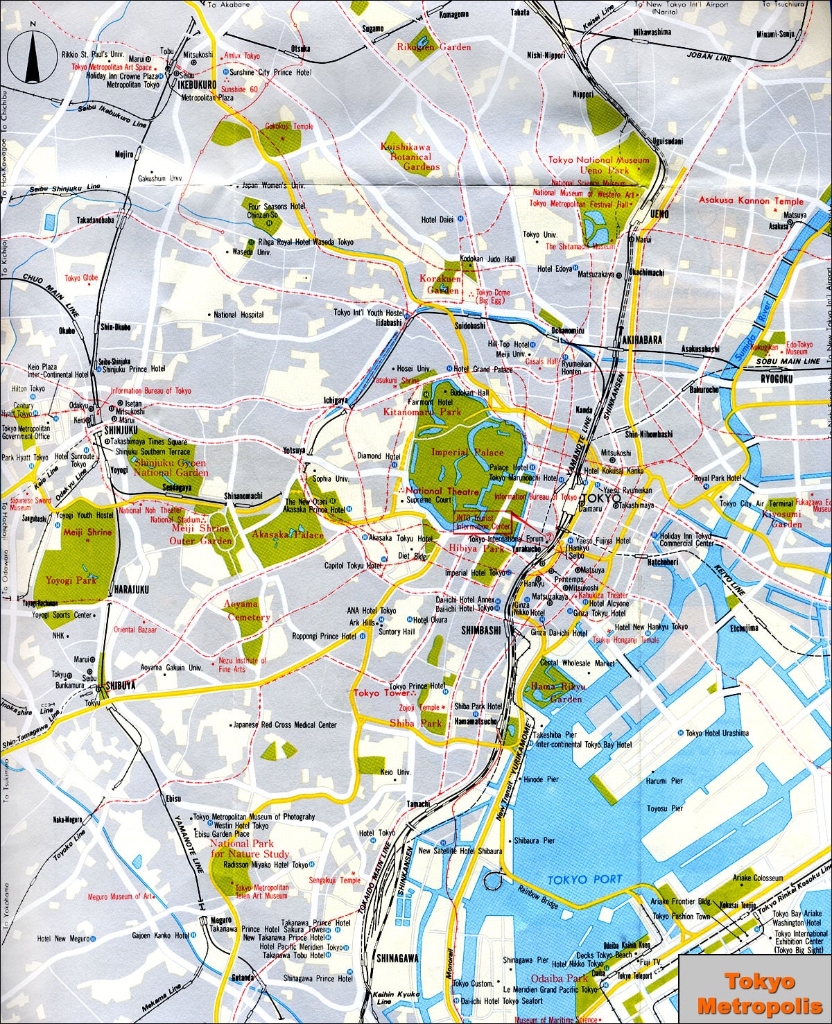 tourist map tokyo pdf