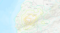 Carte séisme Maroc épicentre