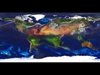 carte du monde modèle atmosphérique de la NASA