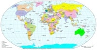 Carte du monde en 2023