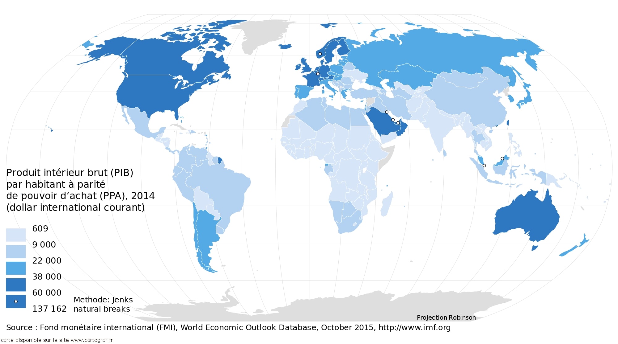 Carte du monde avec le nom des pays : page 6