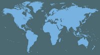 Carte du monde vierge avec un fond transparent