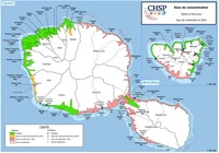 carte qualité eau Tahiti Moorea