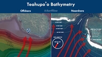 carte Teahupo'o Tahiti surf JO