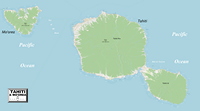 grande carte Tahiti Moorea route