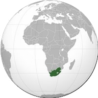 carte Afrique du Sud