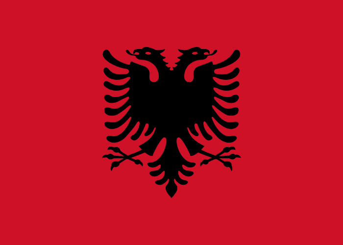 Drapeau Albanie