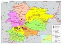 carte Andorre villes villages routes