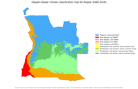 carte climat Angola