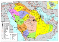 carte Arabie saoudite