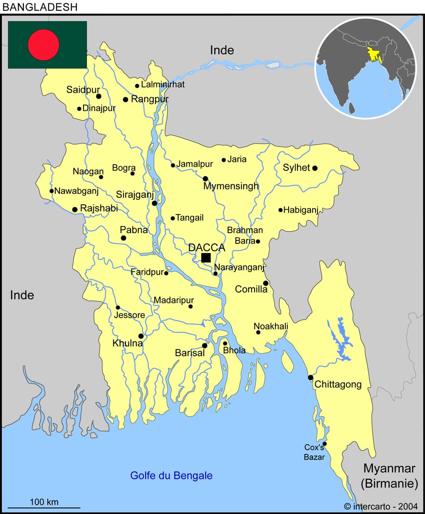Les Pays - Bangladesh Carte_du_bangladesh