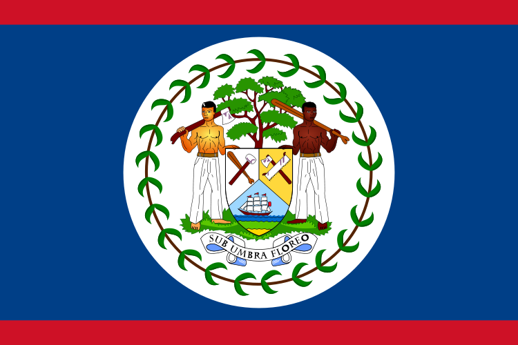 Drapeau Belize
